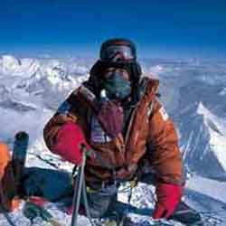 Miura Yuichirô 三浦雄一郎 (1932- ) au sommet de l’Everest © Miura Dolphins
