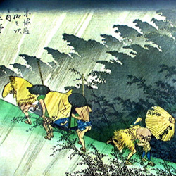 Shôno (averse), Shôno (haku-u) 庄野 (白雨), Les Cinquante-trois Stations du Tôkaidô, Tôkaidô gojûsan-ji 東海道五十三次, Utagawa Hiroshige 歌川広重 (1797-1858) Shôno (averse), Shôno (haku-u) 庄野 (白雨), Les Cinquante-trois Stations du Tôkaidô, Tôkaidô gojûsan-ji 東海道五十三次, Utagawa Hiroshige 歌川広重 (1797-1858)