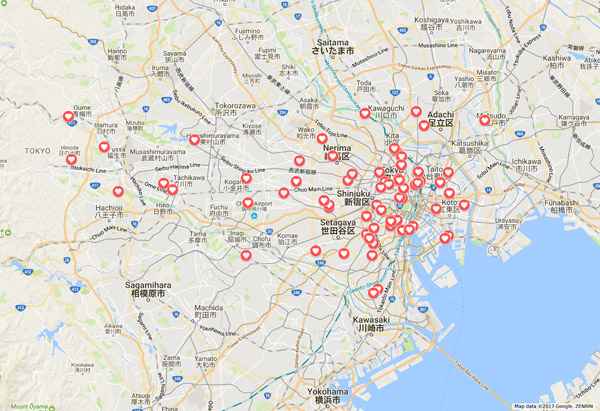 Les plus beaux endroits pour admirer les cerisiers en fleur à Tokyo 東京都