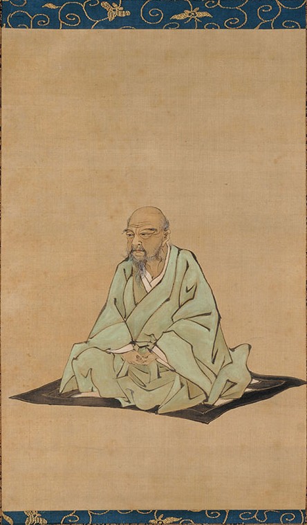 Portrait d’Itō Jakuchū par Kubota Beisen 久保田米僊 - Shōkoku-ji 相国寺, domaine public, https://commons.wikimedia.org/w/index.php?curid=46577211