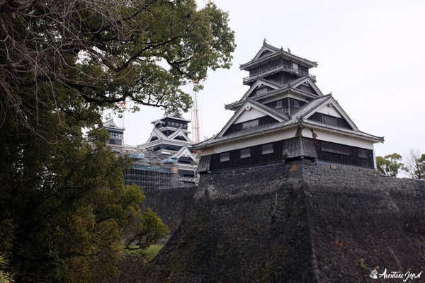  La tour Uto, Uto yagura 宇土櫓  du château de Kumamoto
